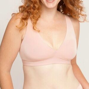 New Iteration Era Plunge Bra V 1.0 Pink Size Medium